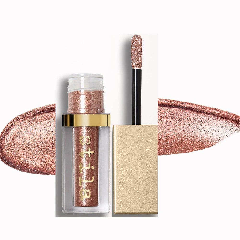 NIB ✅ Stila  #ROSE GOLD RETRO Glitter & Glow Liquid Eye Shadow ✨ New in Box